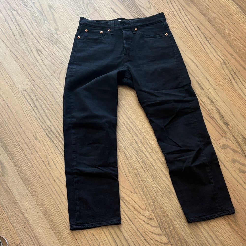 Levi’s wedgie straight Black Jeans 27 x 26